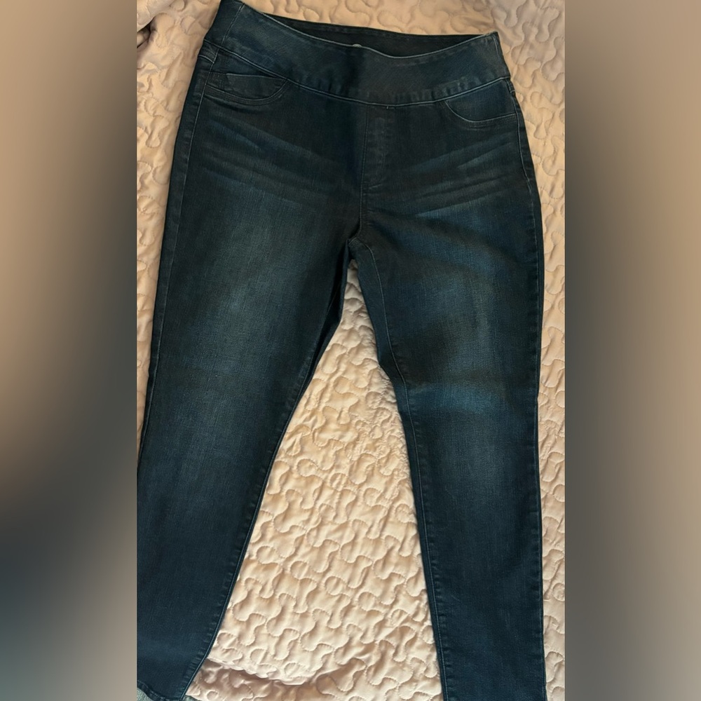 N 62 Dress Barn brand stretch pull on jeans.